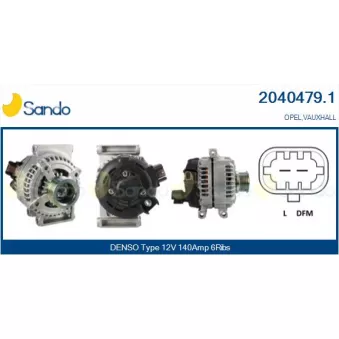 Alternateur SANDO 2040479.1