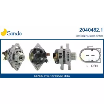 Alternateur SANDO 2040482.1