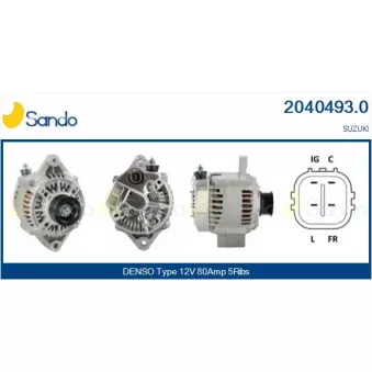 Alternateur SANDO 2040493.0