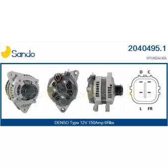 Alternateur SANDO 2040495.1
