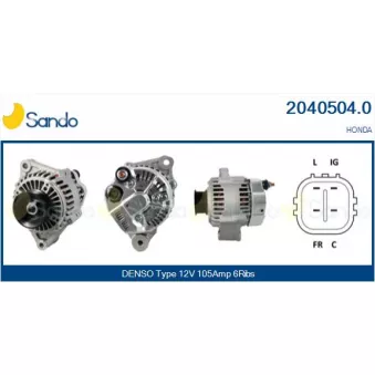 Alternateur SANDO 2040504.0