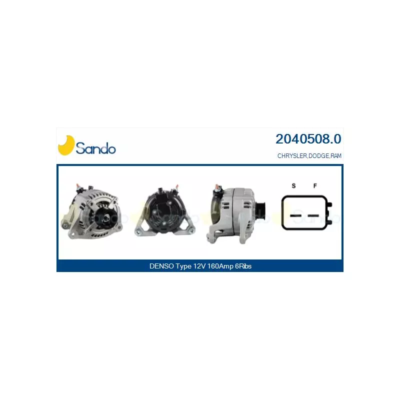 Alternateur SANDO 2040508.0