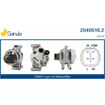 Alternateur SANDO 2040516.2