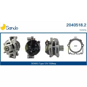 Alternateur SANDO 2040518.2