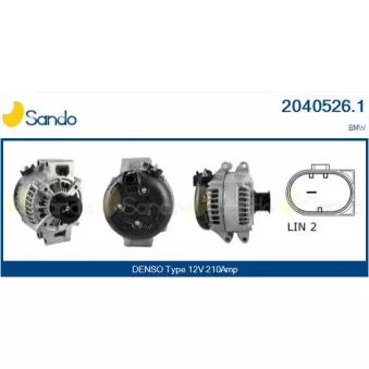 Alternateur SANDO 2040526.1