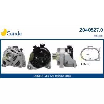 Alternateur SANDO 2040527.0