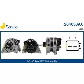 Alternateur SANDO 2040539.0