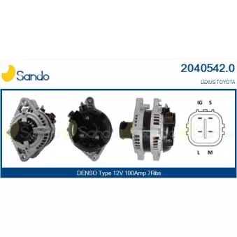 Alternateur SANDO 2040542.0