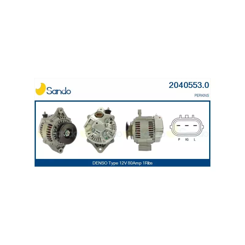 Alternateur SANDO 2040553.0