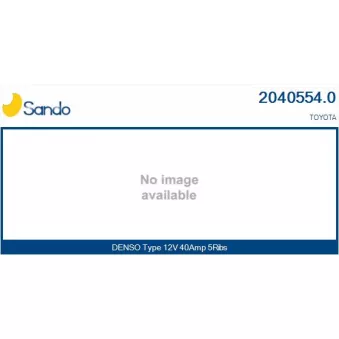 Alternateur SANDO 2040554.0