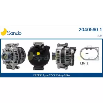 Alternateur SANDO 2040560.1