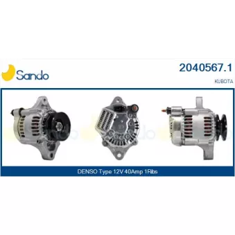 Alternateur SANDO 2040567.1