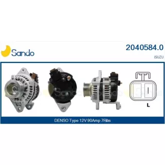 Alternateur SANDO 2040584.0