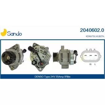 Alternateur SANDO 2040602.0