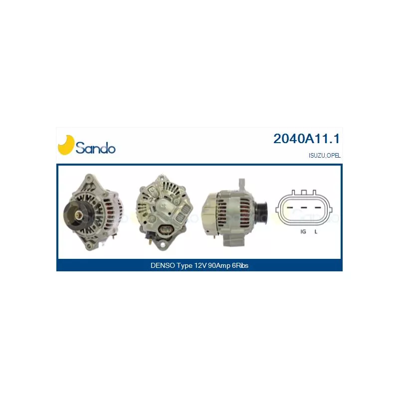 Alternateur SANDO 2040A11.1