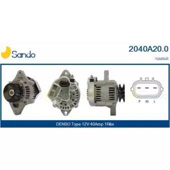Alternateur SANDO 2040A20.0