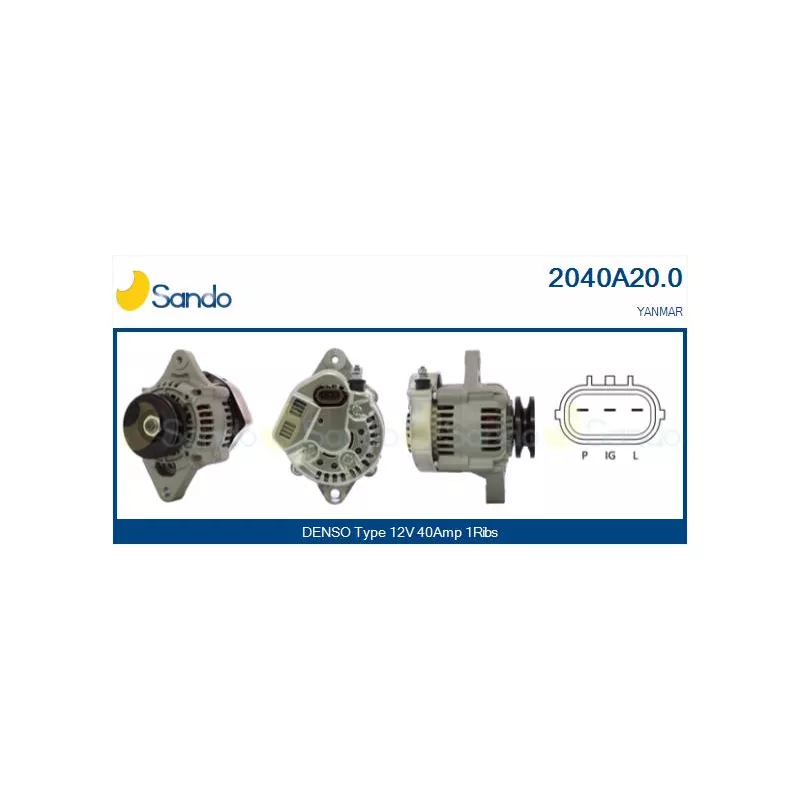 Alternateur SANDO 2040A20.0