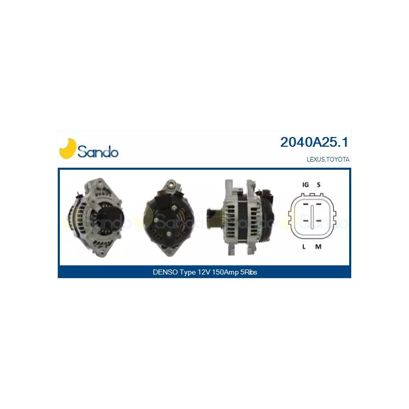Alternateur SANDO 2040A25.1