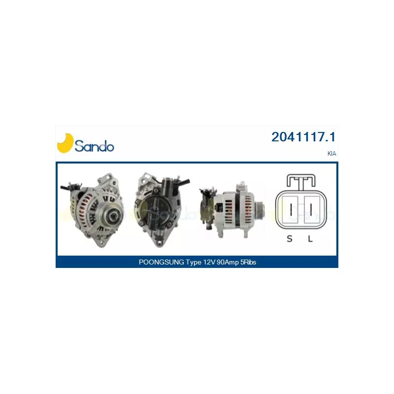 Alternateur SANDO 2041117.1
