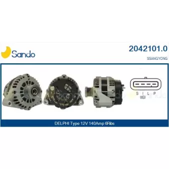 Alternateur SANDO 2042101.0