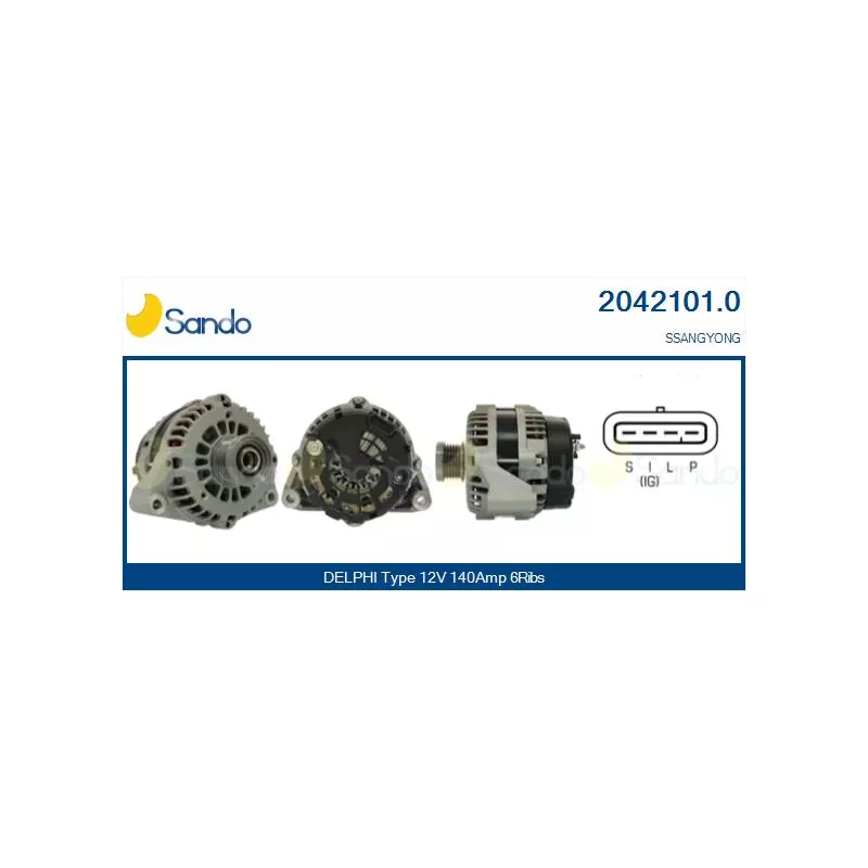 Alternateur SANDO 2042101.0
