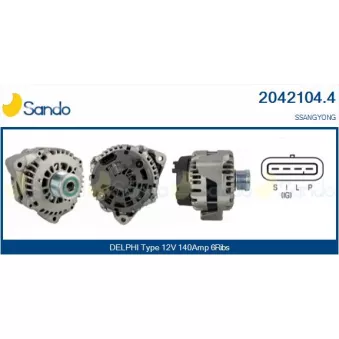 Alternateur SANDO 2042104.4