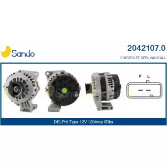 Alternateur SANDO 2042107.0