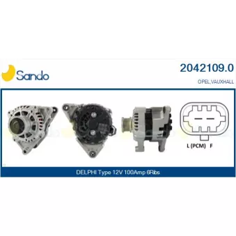 Alternateur SANDO 2042109.0