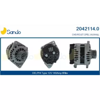 Alternateur SANDO 2042114.0