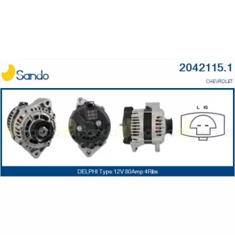 Alternateur SANDO 2042115.1