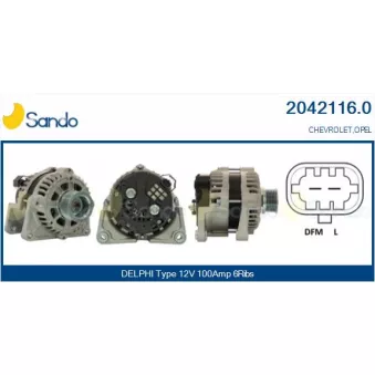 Alternateur SANDO 2042116.0