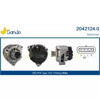 Alternateur SANDO 2042124.0