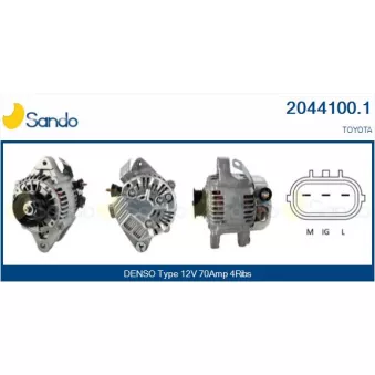 Alternateur SANDO 2044100.1