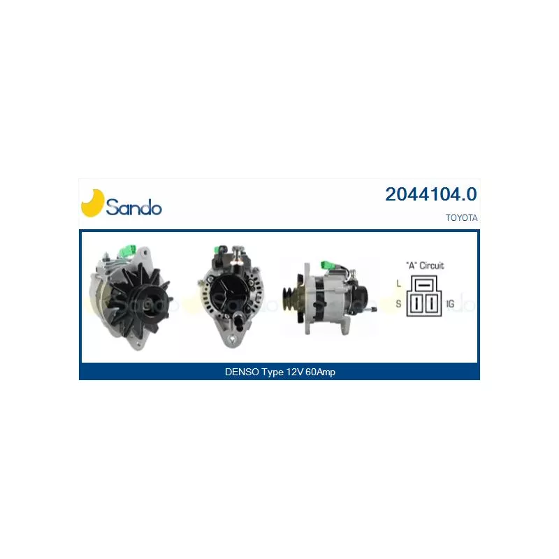 Alternateur SANDO 2044104.0
