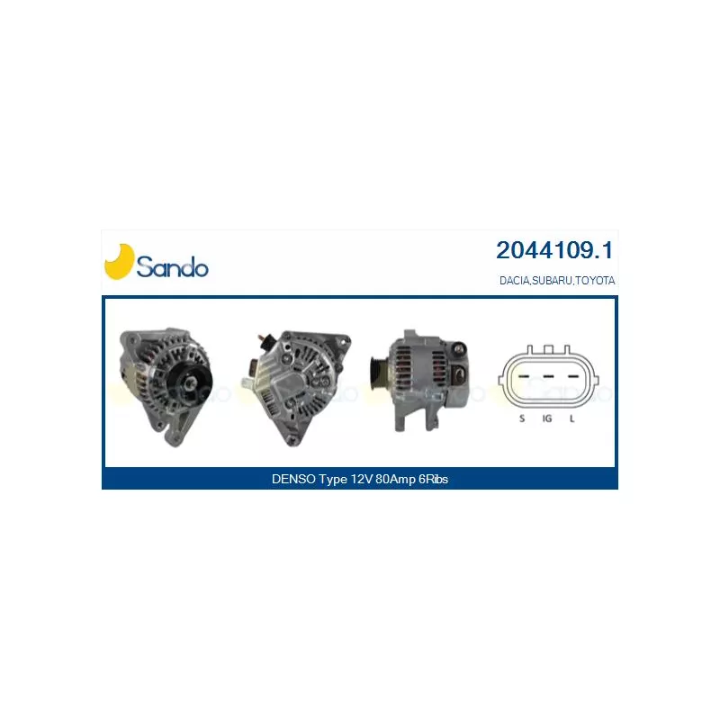 Alternateur SANDO 2044109.1