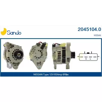 Alternateur SANDO 2045104.0