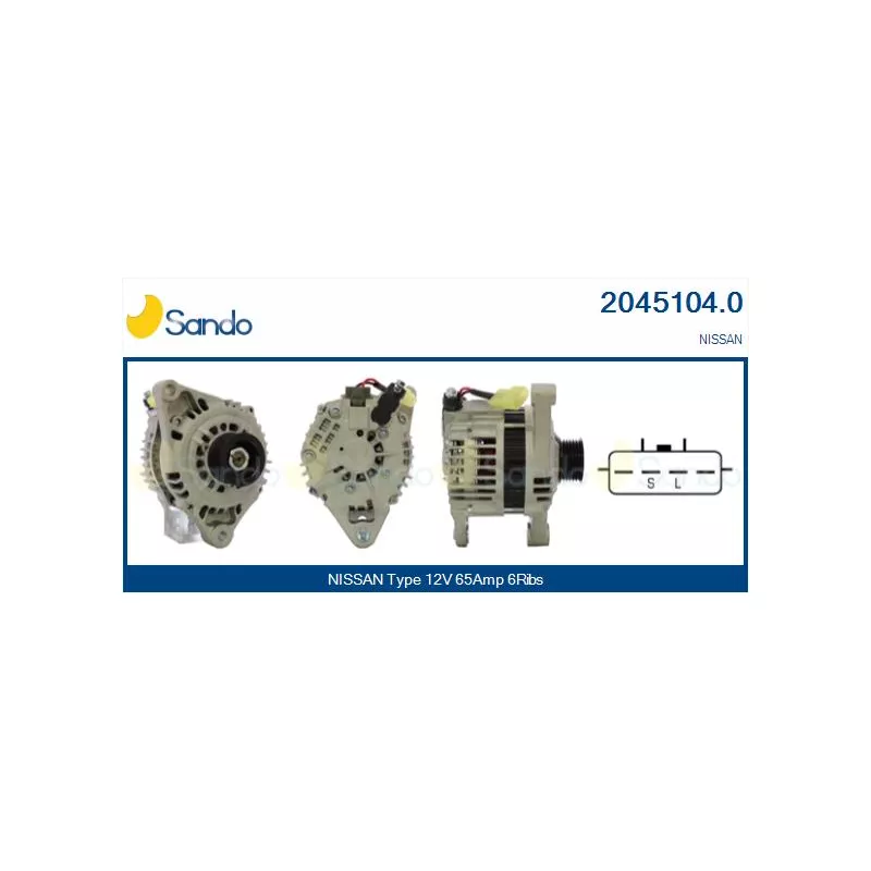 Alternateur SANDO 2045104.0