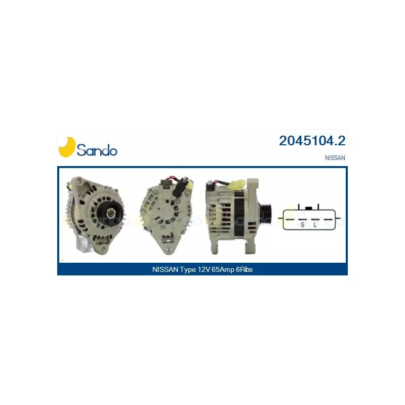 Alternateur SANDO 2045104.2