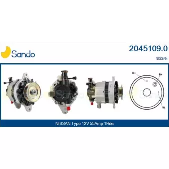 Alternateur SANDO 2045109.0