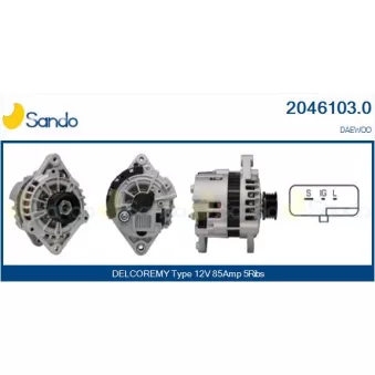 Alternateur SANDO 2046103.0