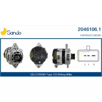 Alternateur SANDO 2046106.1