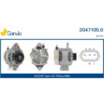Alternateur SANDO 2047105.0