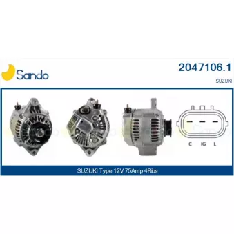 Alternateur SANDO 2047106.1