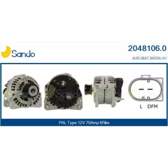 Alternateur SANDO 2048106.0