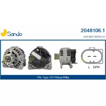 Alternateur SANDO 2048106.1