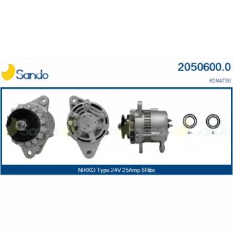 Alternateur SANDO 2050600.0