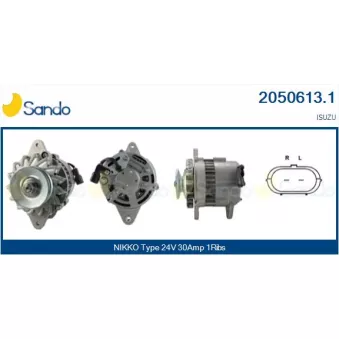 Alternateur SANDO 2050613.1