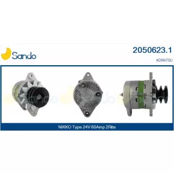Alternateur SANDO 2050623.1