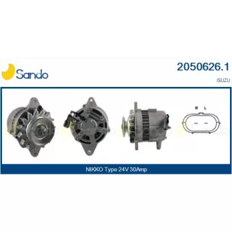 Alternateur SANDO 2050626.1