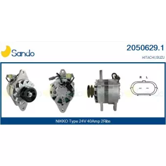 Alternateur SANDO 2050629.1